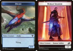 Drake Token // Human Soldier Token (005) (Commander 2020)