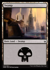 Swamp (256) - Foil (War of the Spark)