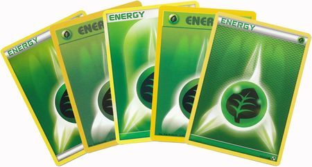 20 Random Grass Energy Cards