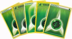 20 Random Grass Energy Cards