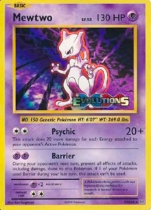 Mewtwo - 51/108 - XY Evolutions Prerelease Promo