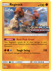 Regirock - SM74 - Prerelease Promo