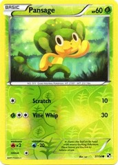 Pansage - 7/114 - Promotional - Energy Reverse Holo Double Album Box Exclusive