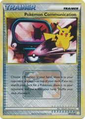 Pokemon Communication - 98 - Promotional - Crosshatch Holo Player Rewards Program 2010