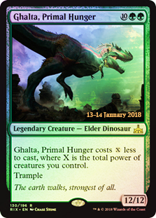 Ghalta, Primal Hunger - Foil - Prerelease Promo