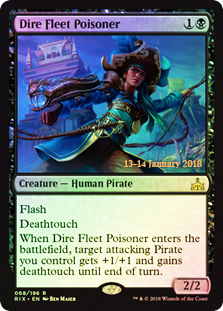Dire Fleet Poisoner - Foil - Prerelease Promo