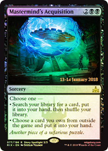 Masterminds Acquisition - Foil - Prerelease Promo