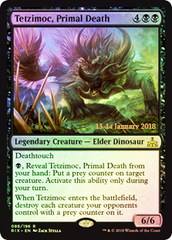 Tetzimoc, Primal Death - Foil - Prerelease Promo