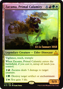 Zacama, Primal Calamity - Foil - Prerelease Promo