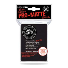 Ultra Pro Pro-Matte Small Deck Protectors - Black (60ct)