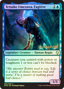 Tetsuko Umezawa, Fugitive - Foil - Prerelease Promo