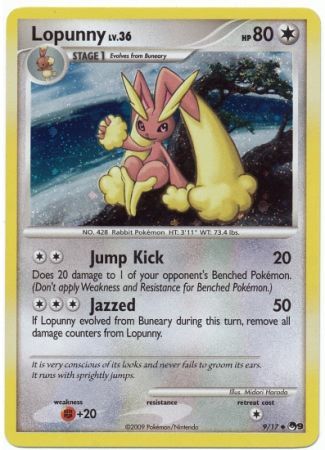 Lopunny - 9 - Uncommon - Cosmos Holo