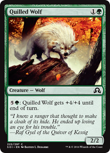 Quilled Wolf - Foil