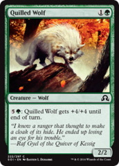 Quilled Wolf - Foil