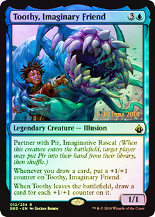 Toothy, Imaginary Friend - Foil - Release Promo