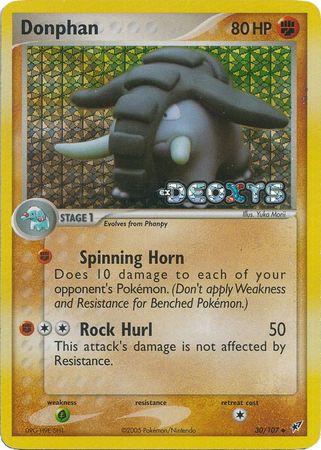 Donphan - 30/107 - Uncommon - Reverse Holo