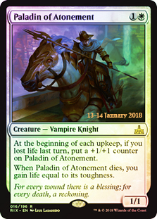 Paladin of Atonement - Foil - Prerelease Promo