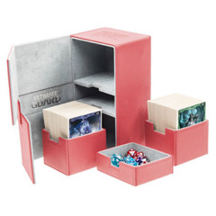Ultimate Guard Twin Flip'n'Tray DECK CASE 200+ - Red