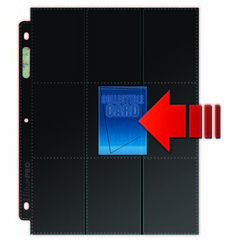 18-Pocket Side Load Pages with Black Background (50ct box)