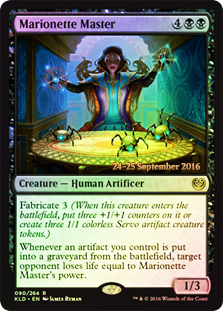 Marionette Master - Kaladesh Prerelease Promo