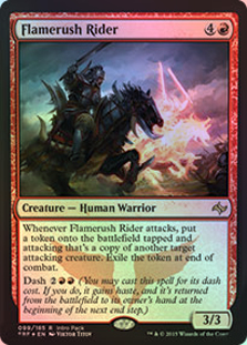 Flamerush Rider - Foil - Intro Pack Promo