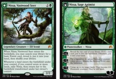 Nissa, Vastwood Seer // Nissa, Sage Animist