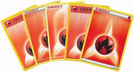 20 Random Fire Energy Cards