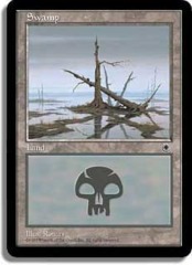 Swamp (C) [Vertical Tree in Center]