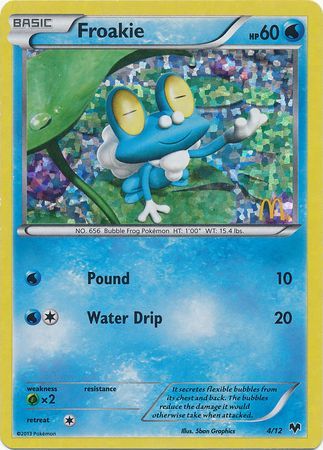 Froakie - 4/12 - McDonalds Collection 2014