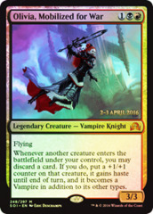 Olivia, Mobilized for War - Shadows over Innistrad Prerelease Promo