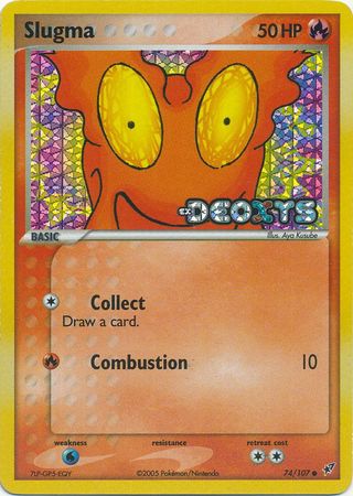 Slugma - 74/107 - Common - Reverse Holo