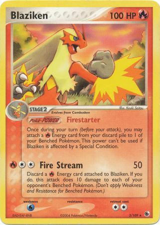 Blaziken - 3/109 - Rare