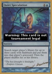 Quiet Speculation