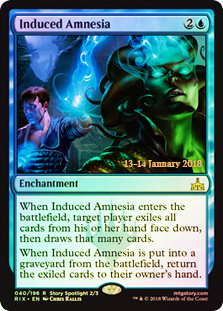 Induced Amnesia - Foil - Prerelease Promo