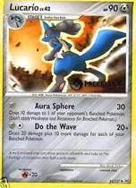 Lucario - 53/127 - Promotional - Prerelease Stamp