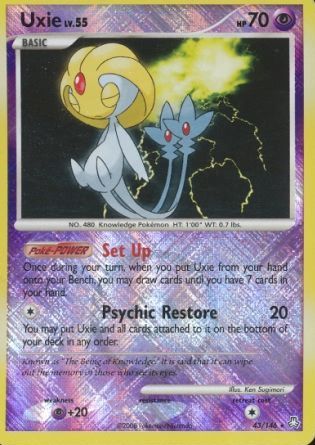 Uxie - 43/146 - Pokemon League Promo