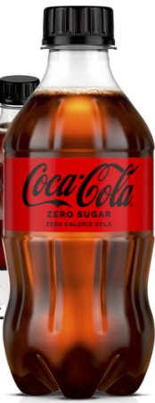 Coca Cola Zero Sugar 12 oz Bottle