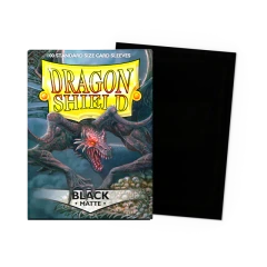 Dragon Shield Sleeves - Matte Black (100)