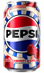 Pepsi Zero Sugar Wild Cherry & Cream 12 oz Can