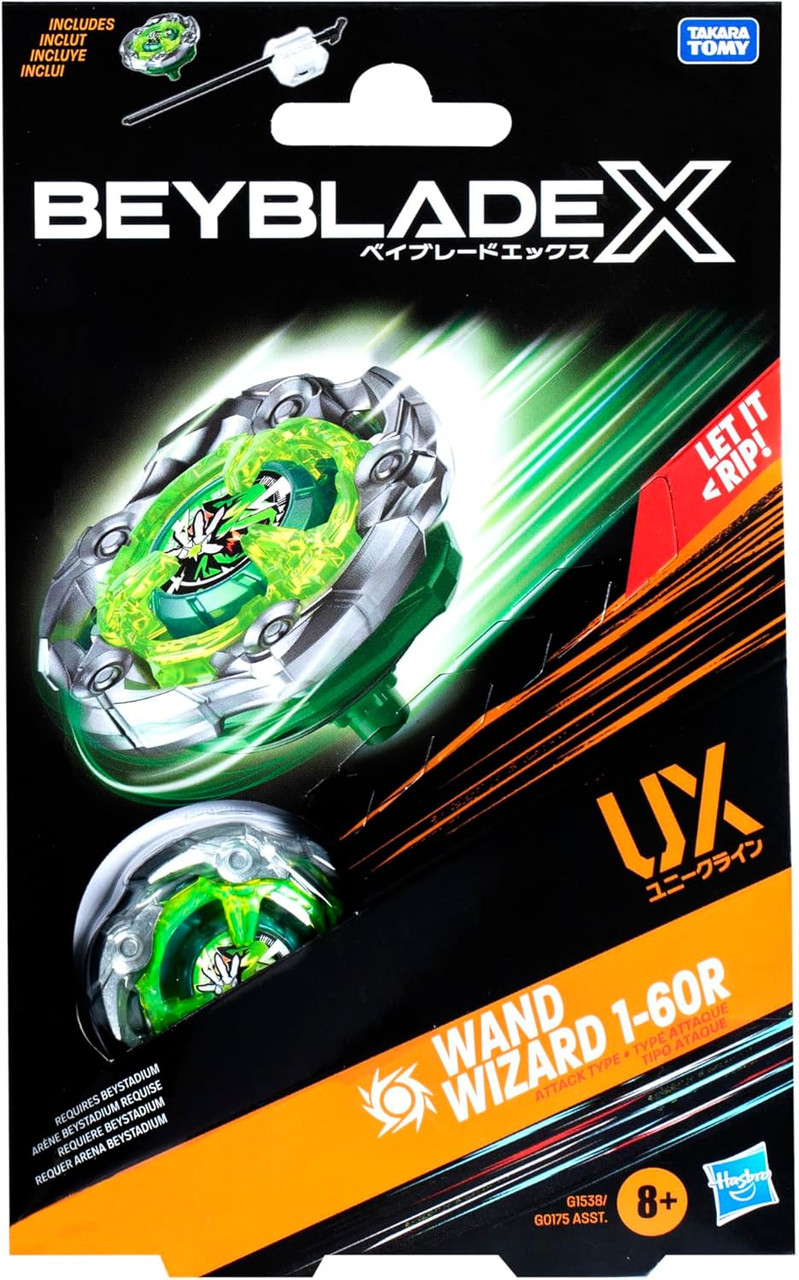 Beyblade X - UX - Wand Wizard 1-60R Starter Set