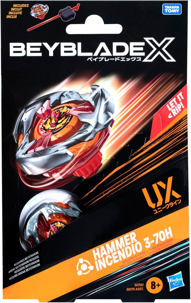 Beyblade X - UX - Hammer Incendio 3-70H Starter Set