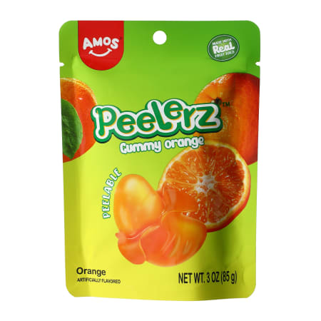 Amos Peelerz Gummy Orange