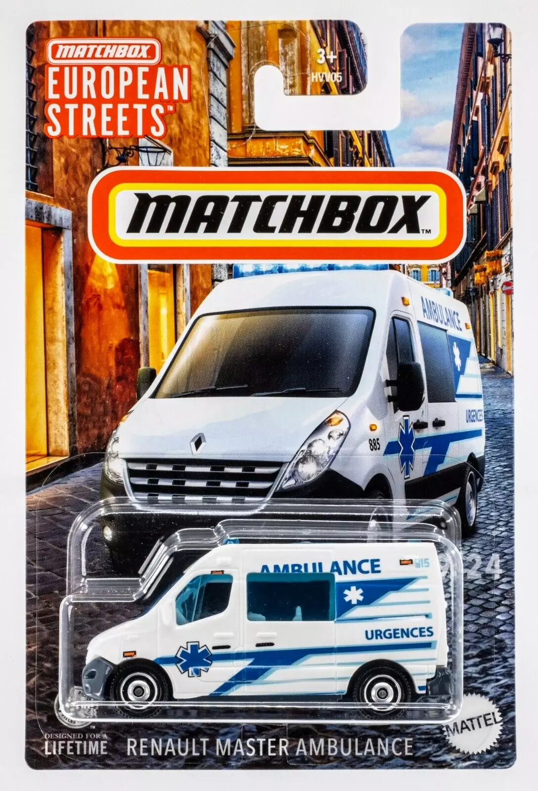 Matchbox European Streets Renault Master Ambulance