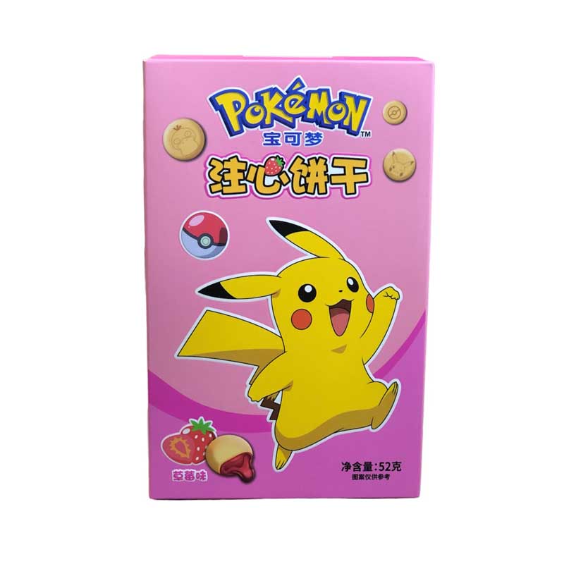 LEDA Pokemon Strawberry Filled Biscuits