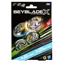 Beyblade X - Bite Croc 3-60LF & Sting Unicorn 4-60P (2-Pack)