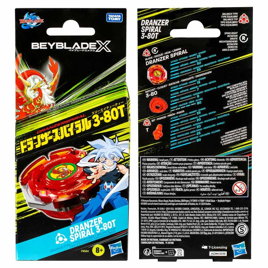 Beyblade X - Dranzer Spiral 3-80T