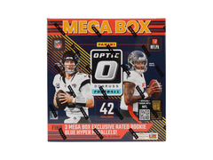 2024 Panini NFL Optic Donruss Football Trading Card Mega Box (Blue)