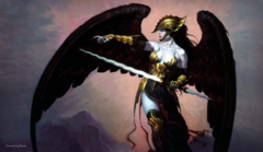 P18 - Artists Of Magic Premium Playmats Golden Helm Wartwork By Brom