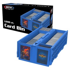 BCW Collectible Card Bin - 1600 ct. - Blue