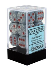CHX25700 - Speckled Air 16mm d6 Dice Block (12 dice)